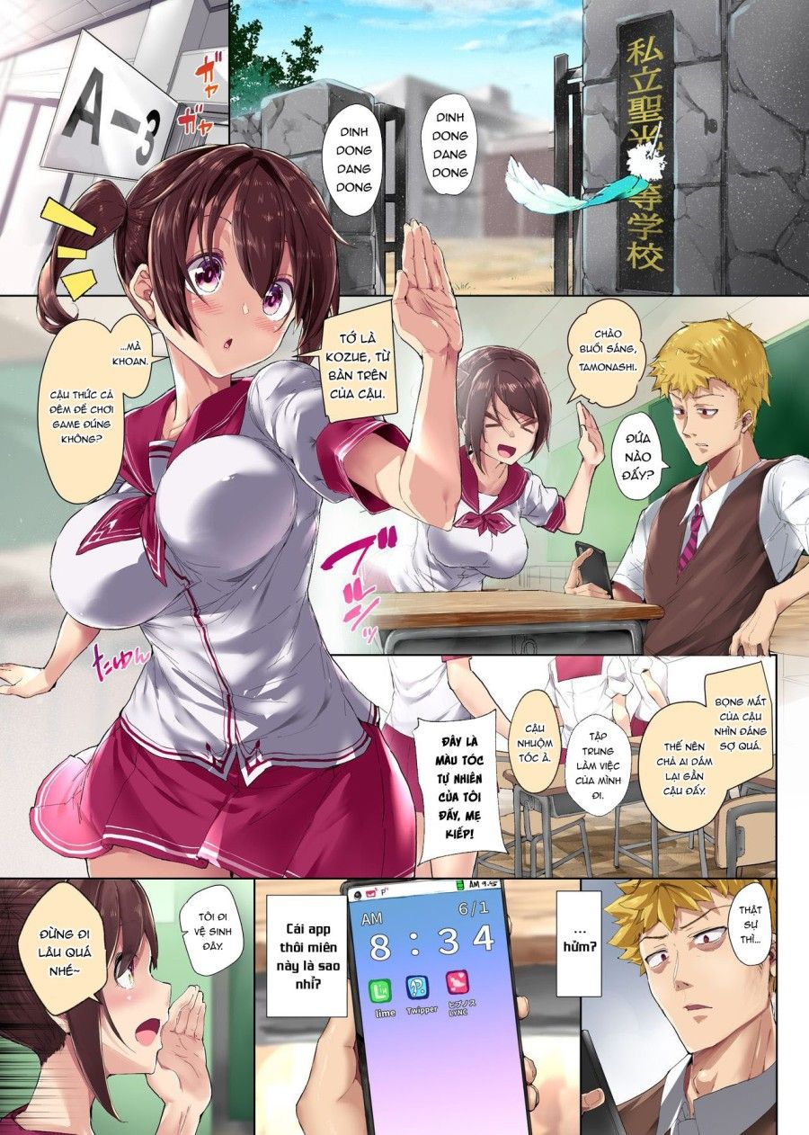 Sử Dụng App Dâm Tà Thay Đổi Nội Quy Trường Học Oneshot page 3 - Giả Dược