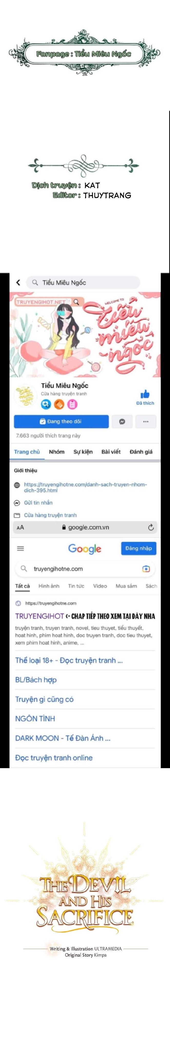 đọc truyện Sự Hy Sinh Của Ác Quỷ Chương 22 ảnh 1 tại Giả Dược