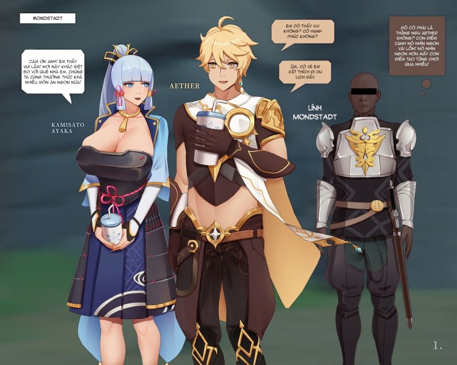 Sự Khủng Hoảng Cảm Xúc Của Aether Và Kamisato Oneshot page 3 - Giả Dược