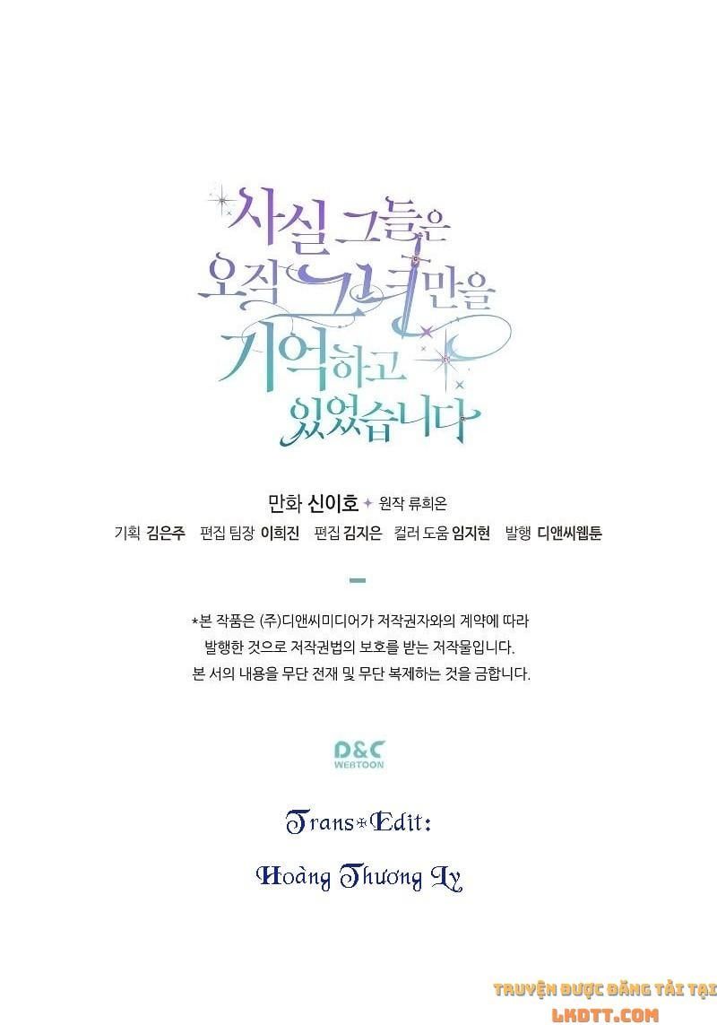 đọc truyện Sự Thật Thì, Họ Chỉ Nhớ Đến Cô Ấy Chương 14 ảnh 55 tại Thiên Thai Truyện