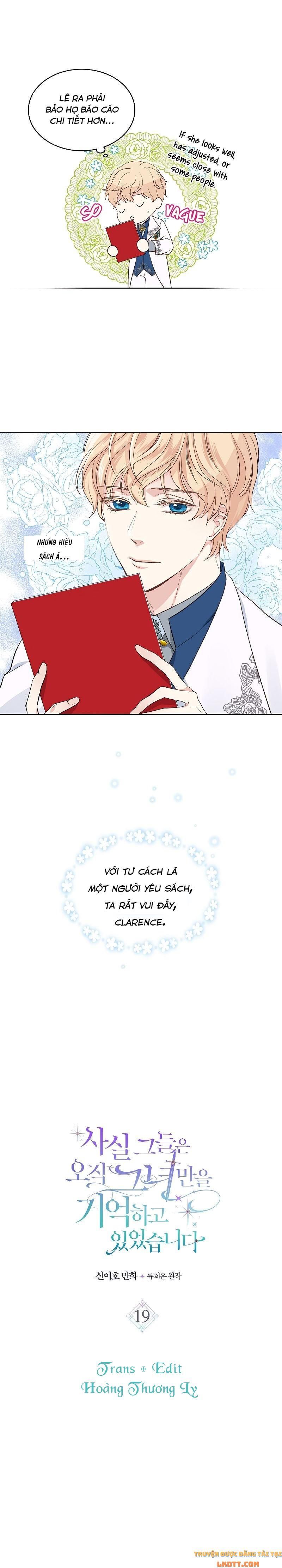 đọc truyện Sự Thật Thì, Họ Chỉ Nhớ Đến Cô Ấy Chương 19 ảnh 4 tại Thiên Thai Truyện