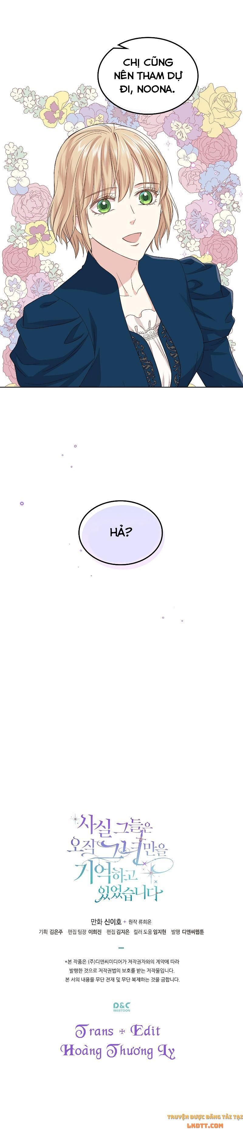 đọc truyện Sự Thật Thì, Họ Chỉ Nhớ Đến Cô Ấy Chương 20 ảnh 19 tại Thiên Thai Truyện