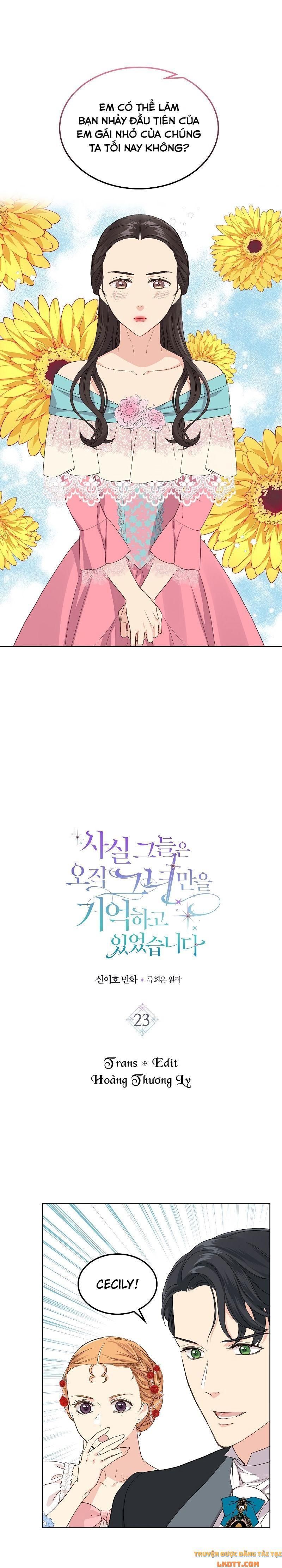 đọc truyện Sự Thật Thì, Họ Chỉ Nhớ Đến Cô Ấy Chương 23 ảnh 4 tại Thiên Thai Truyện