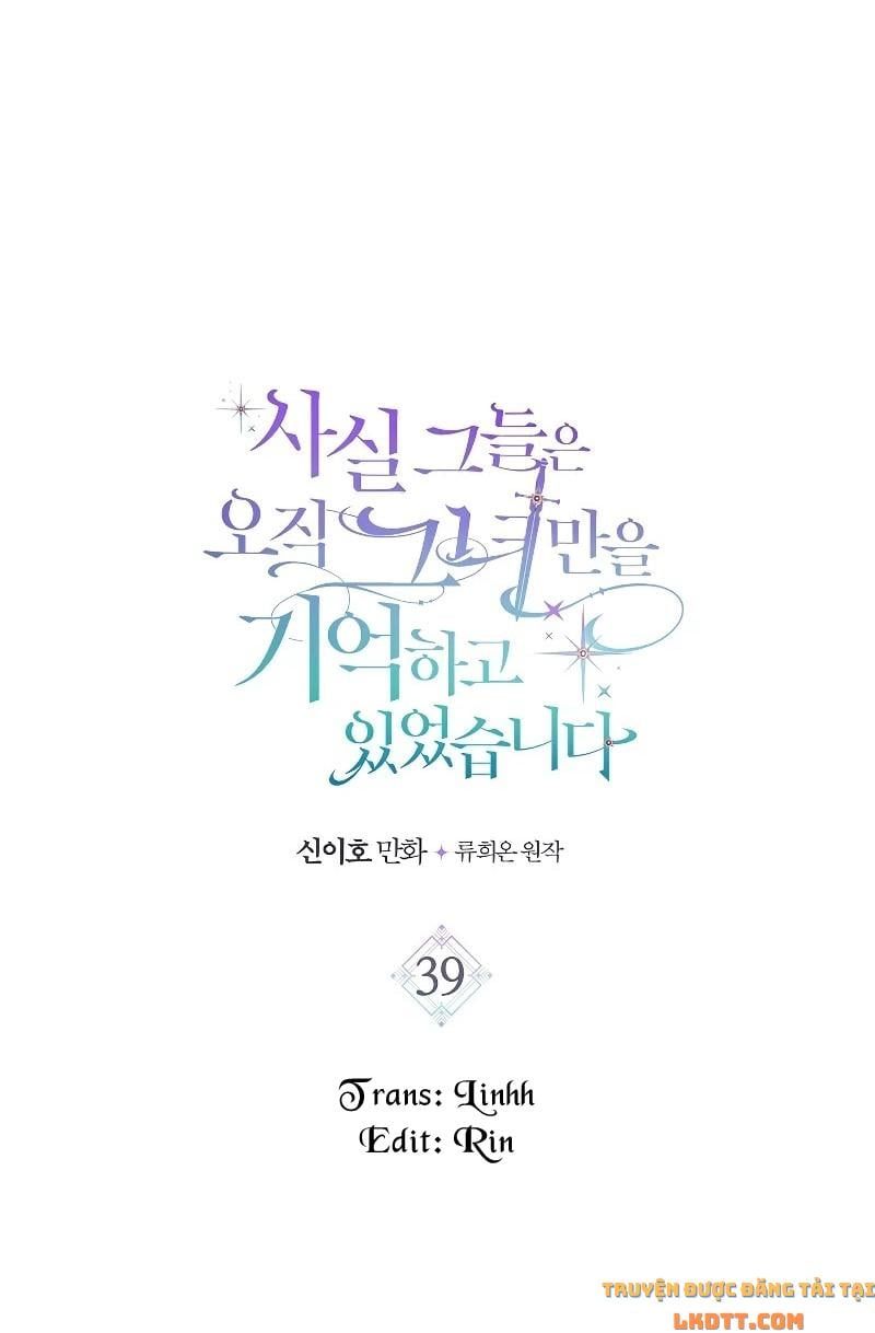 đọc truyện Sự Thật Thì, Họ Chỉ Nhớ Đến Cô Ấy Chương 39 ảnh 3 tại Thiên Thai Truyện