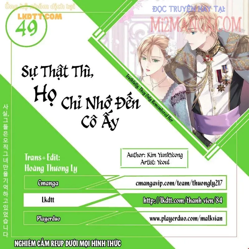 đọc truyện Sự Thật Thì, Họ Chỉ Nhớ Đến Cô Ấy Chương 49 ảnh 3 tại Thiên Thai Truyện