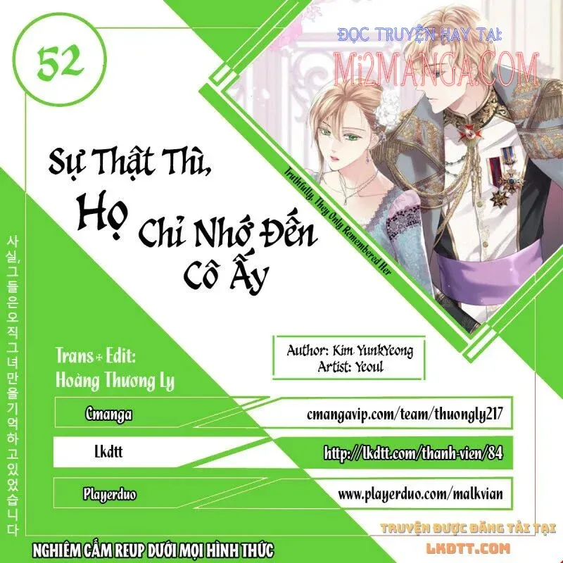 đọc truyện Sự Thật Thì, Họ Chỉ Nhớ Đến Cô Ấy Chương 52 ảnh 3 tại Thiên Thai Truyện