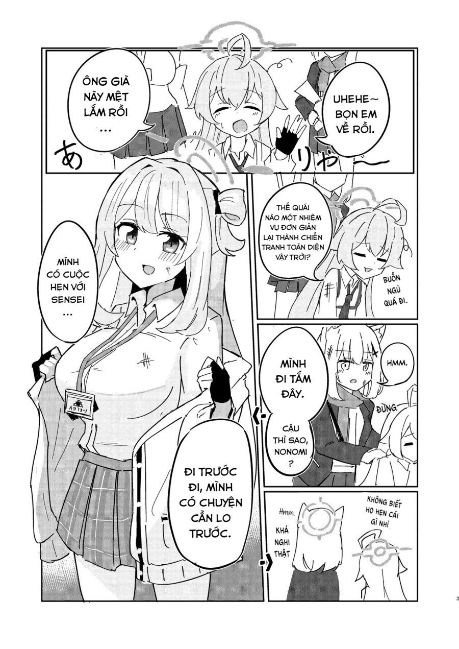 Sự Thoái Hóa Của Lực Lượng Đặc Nhiệm Tịch Thu Tài Sản Blue Archive Oneshot page 6 - Giả Dược