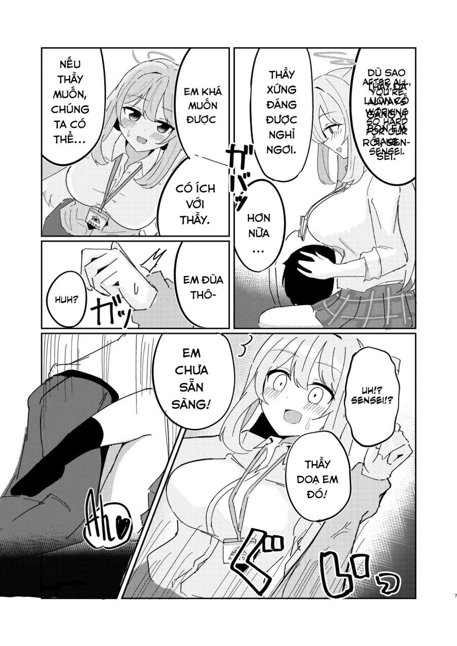Sự Thoái Hóa Của Lực Lượng Đặc Nhiệm Tịch Thu Tài Sản Blue Archive Oneshot page 10 - Giả Dược