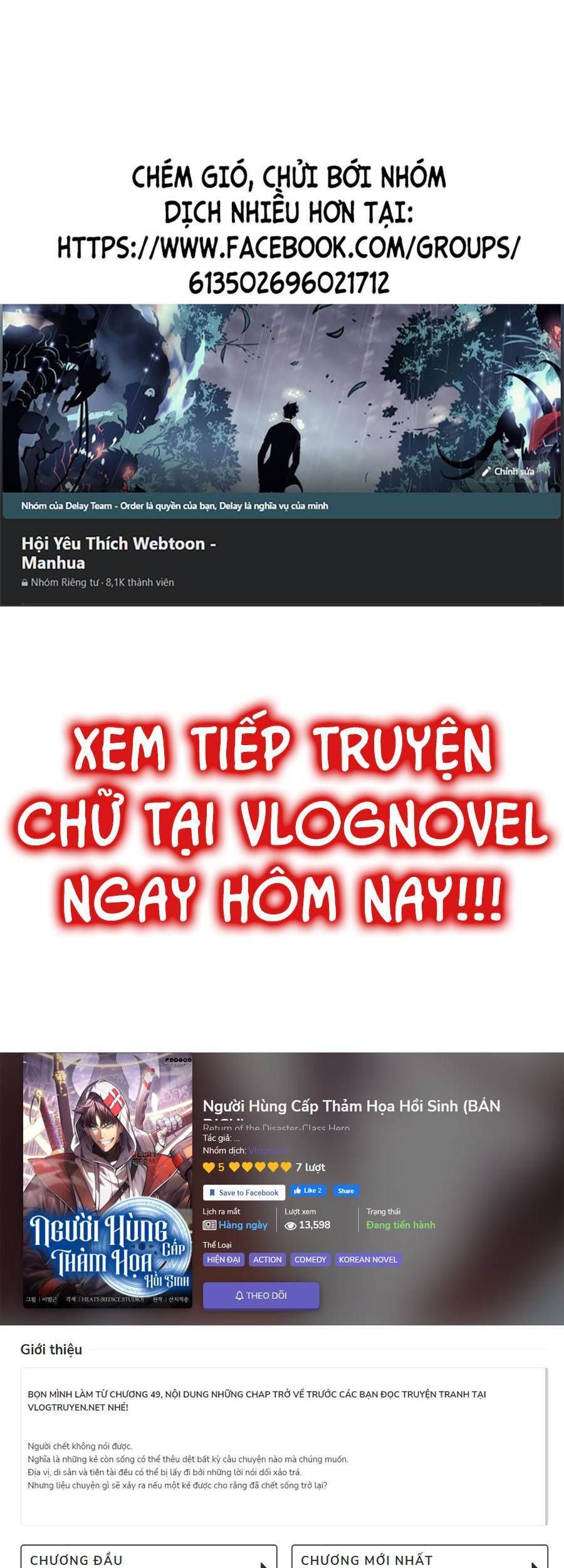 đọc truyện Sự Trở Lại Của Anh Hùng Cấp Thảm Họa Chương 40 ảnh 1 tại Thiên Thai Truyện