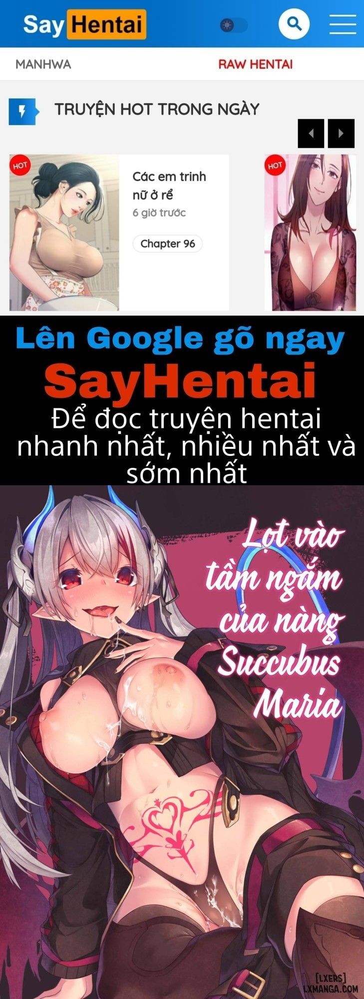 đọc truyện Succubus Gửi Maria-sama Ni Nera Wareteiru Chương 1 ảnh 1 tại Thiên Thai Truyện