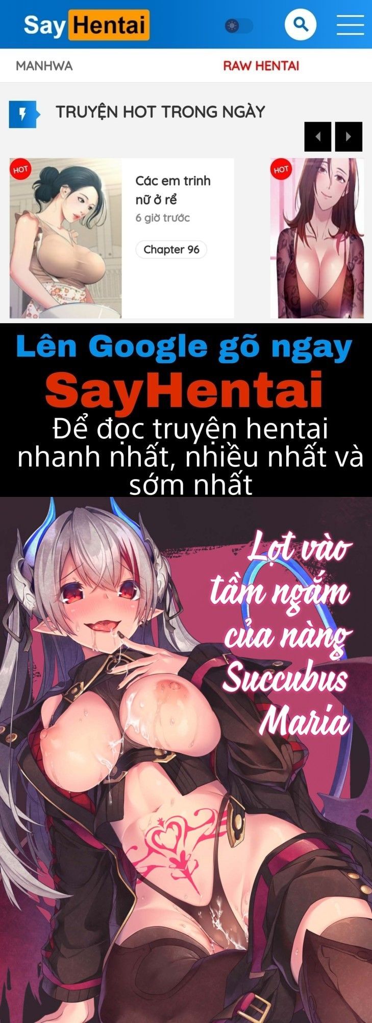 đọc truyện Succubus To Maria-sama Ni Nera Wareteiru Oneshot ảnh 2 tại Thiên Thai Truyện