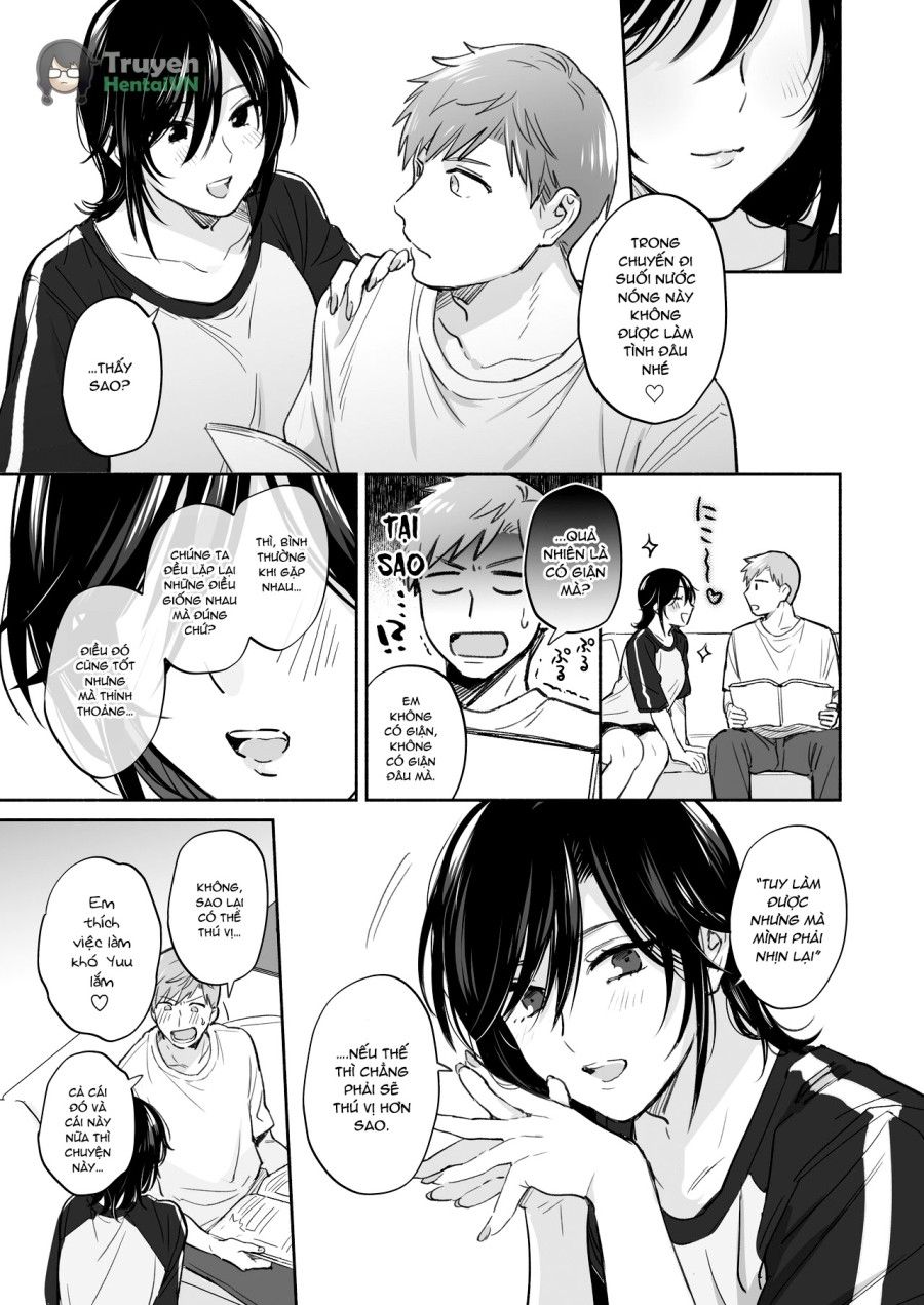 Suki Araba Kareshi No Seiheki O Yugametai! ~gaman Genkai!! Icha Love Onsen Ryokou~ Oneshot page 12 - Giả Dược