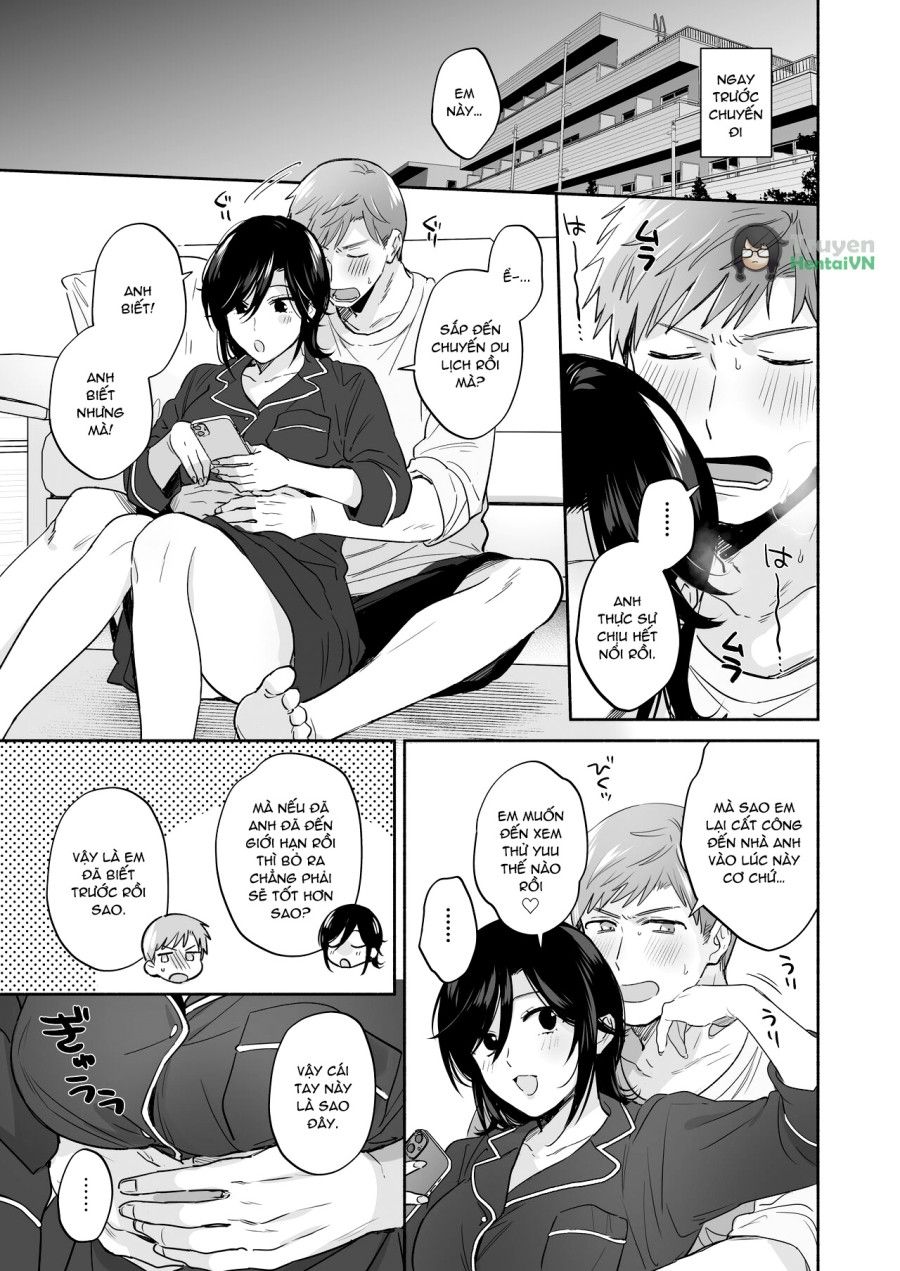 Suki Araba Kareshi No Seiheki O Yugametai! ~gaman Genkai!! Icha Love Onsen Ryokou~ Oneshot page 18 - Giả Dược