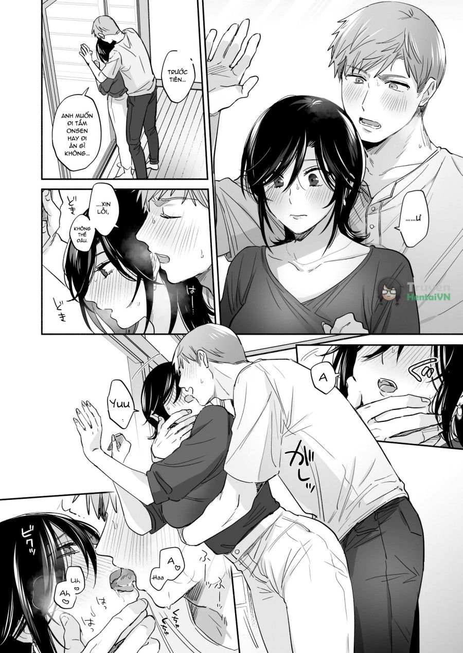 Suki Araba Kareshi No Seiheki O Yugametai! ~gaman Genkai!! Icha Love Onsen Ryokou~ Oneshot page 49 - Giả Dược