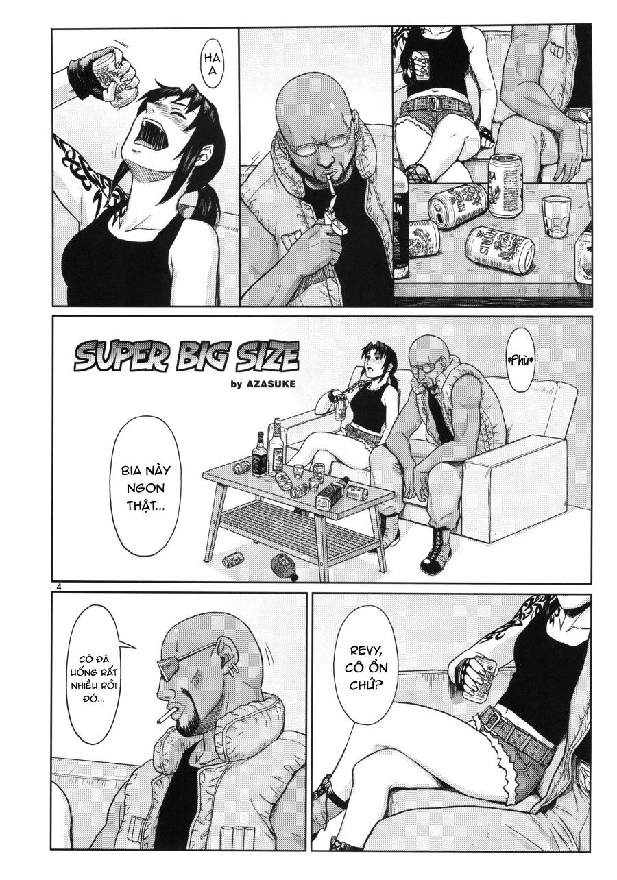 Super Big Size! (black Lagoon) Oneshot page 4 - Giả Dược