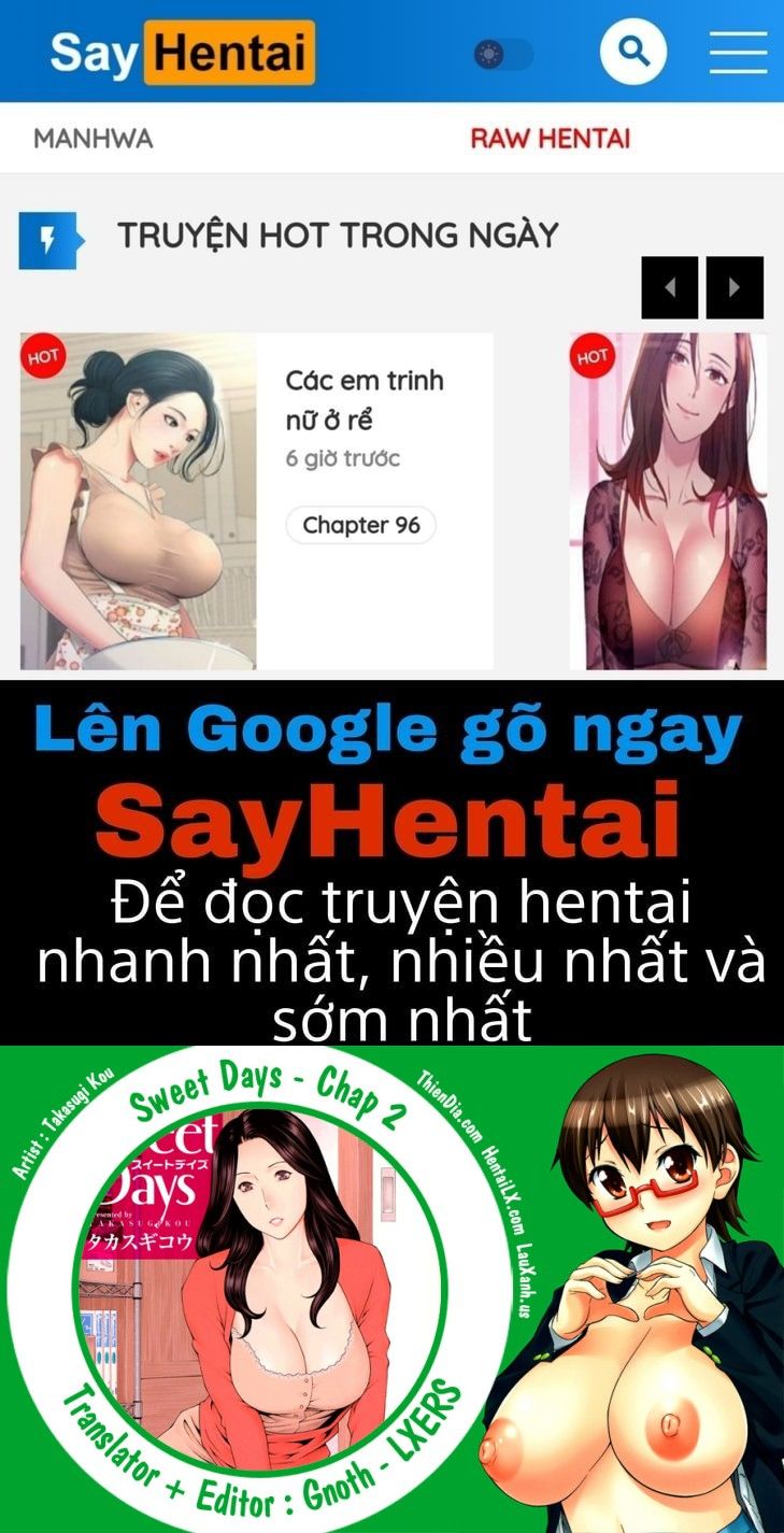 đọc truyện Sweet Days Chương 2 ảnh 1 tại Giả Dược