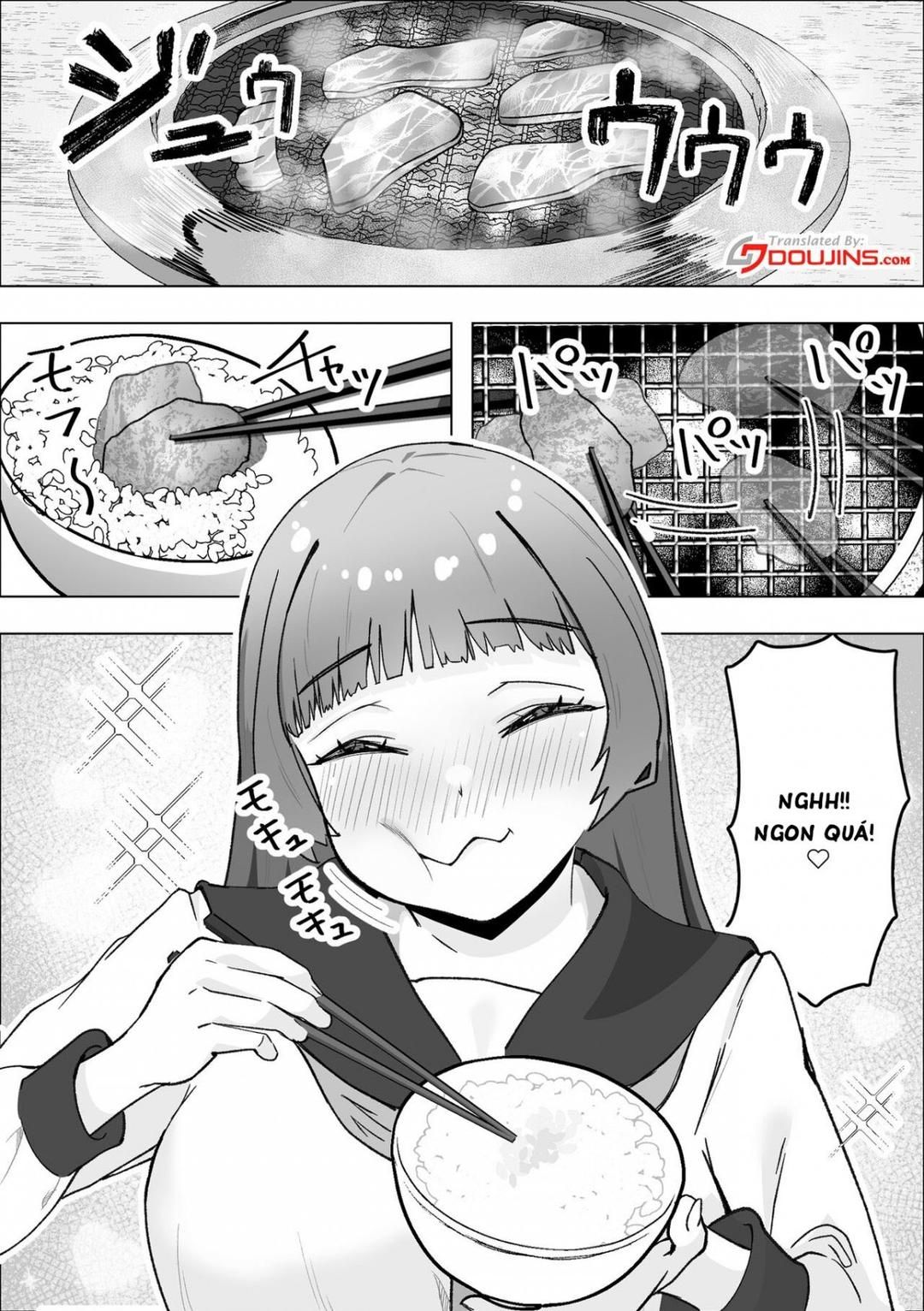Tabe Gal – Muchimuchi Tennen Gal Wa Papakatsu Shimasu Oneshot page 8 - Giả Dược