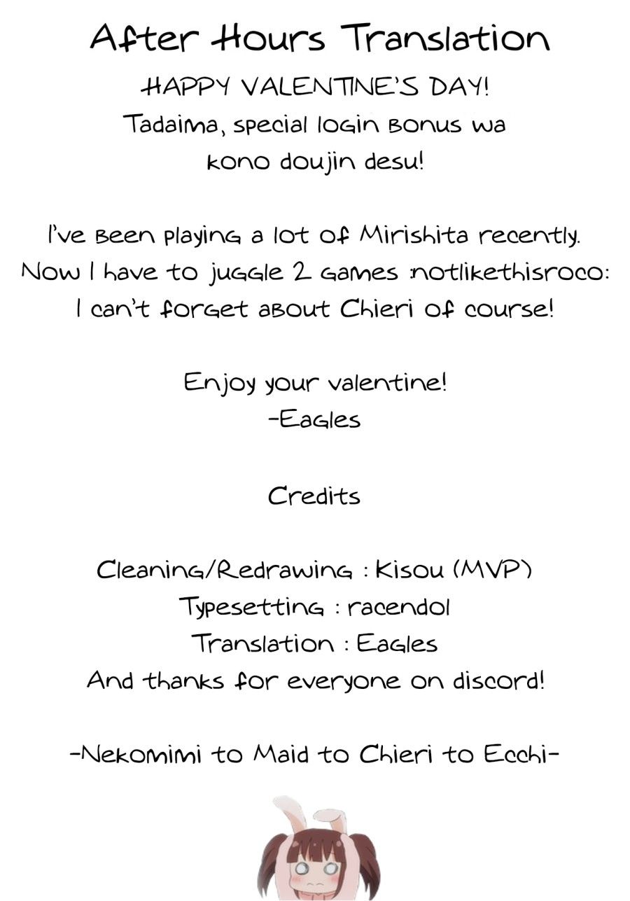 đọc truyện Tai Mèo, Hầu Gái Và Làm Tình Với Chieri.(the Idolm@ster Cinderella Girls) Oneshot ảnh 28 tại Thiên Thai Truyện