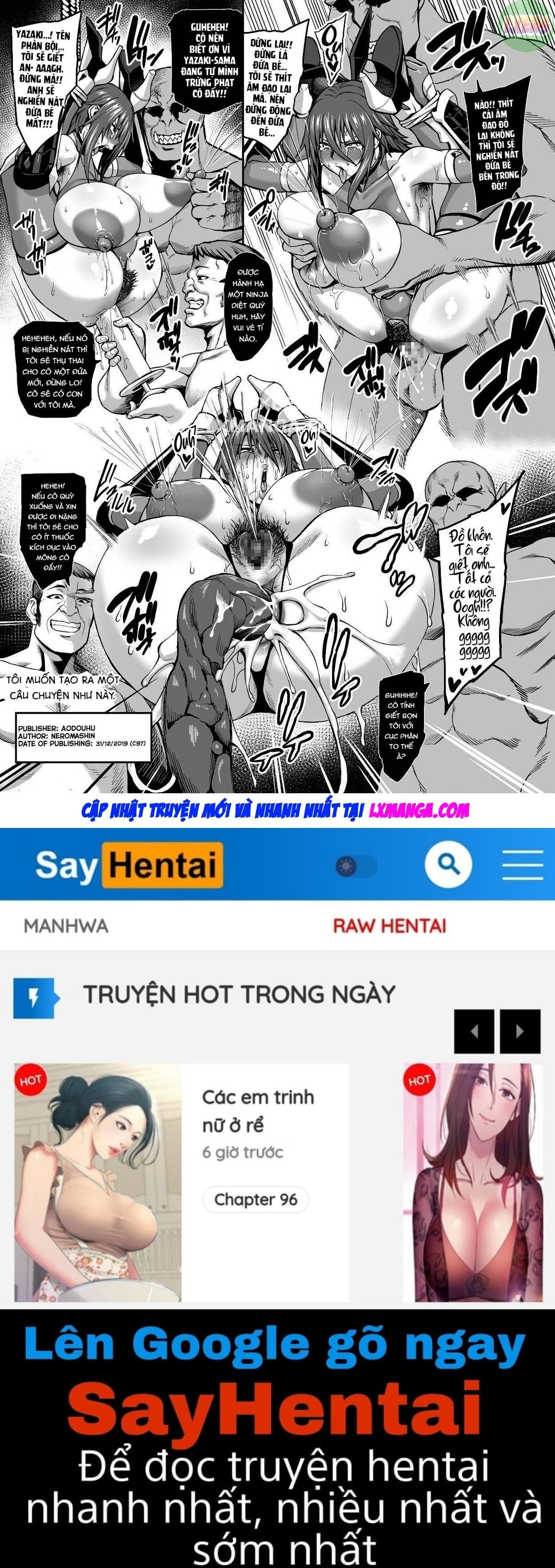 đọc truyện Taimanin Shiranui Musume No Osananajimi Ni Te O Dasu Itazura Oba-san Hen Oneshot ảnh 36 tại Giả Dược