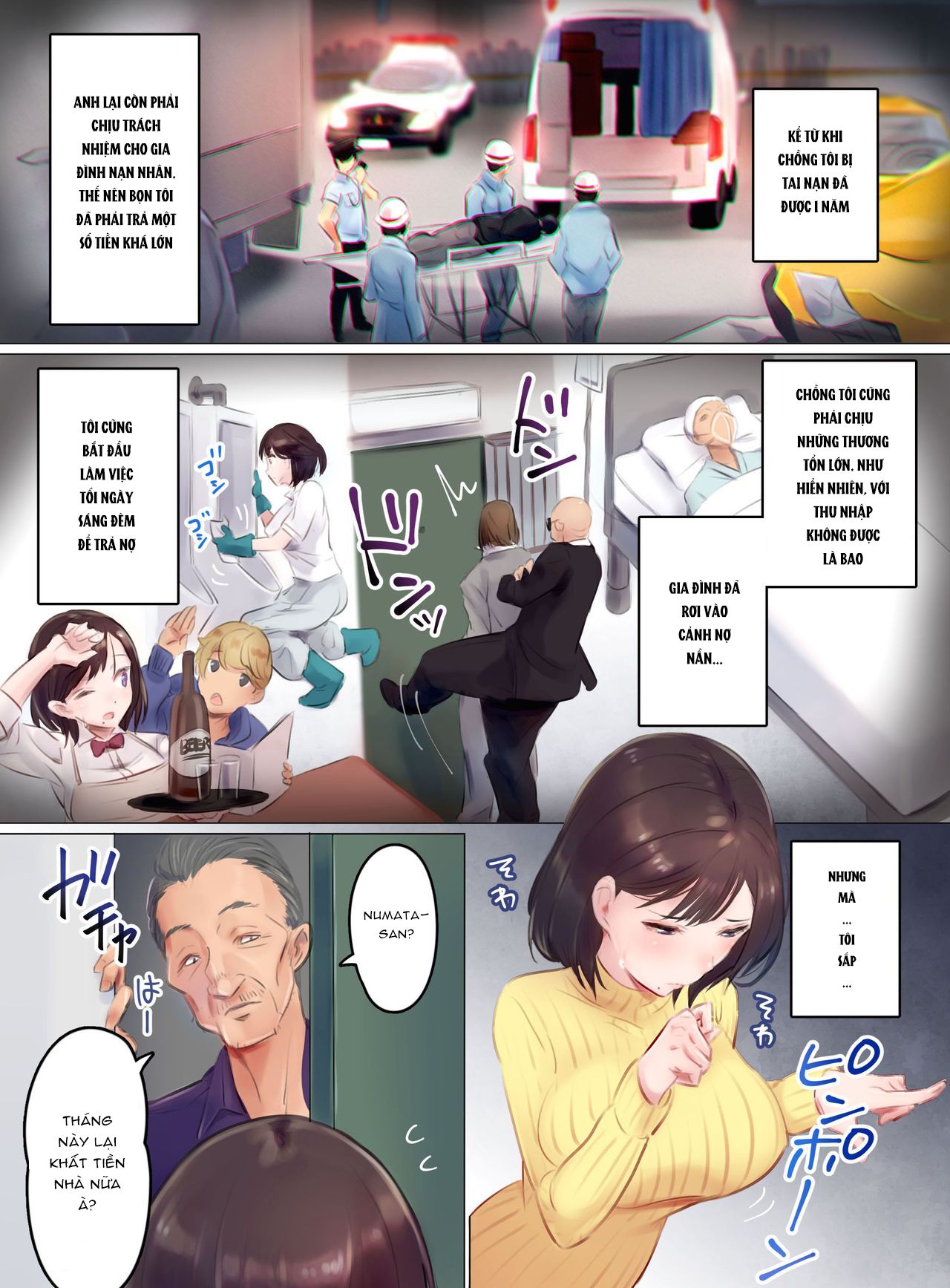 đọc truyện Tainou Yachin Wa Karada Barai De ~kichiku Ooya Ni Netorareru Bijin Oyako~ Oneshot ảnh 4 tại Thiên Thai Truyện