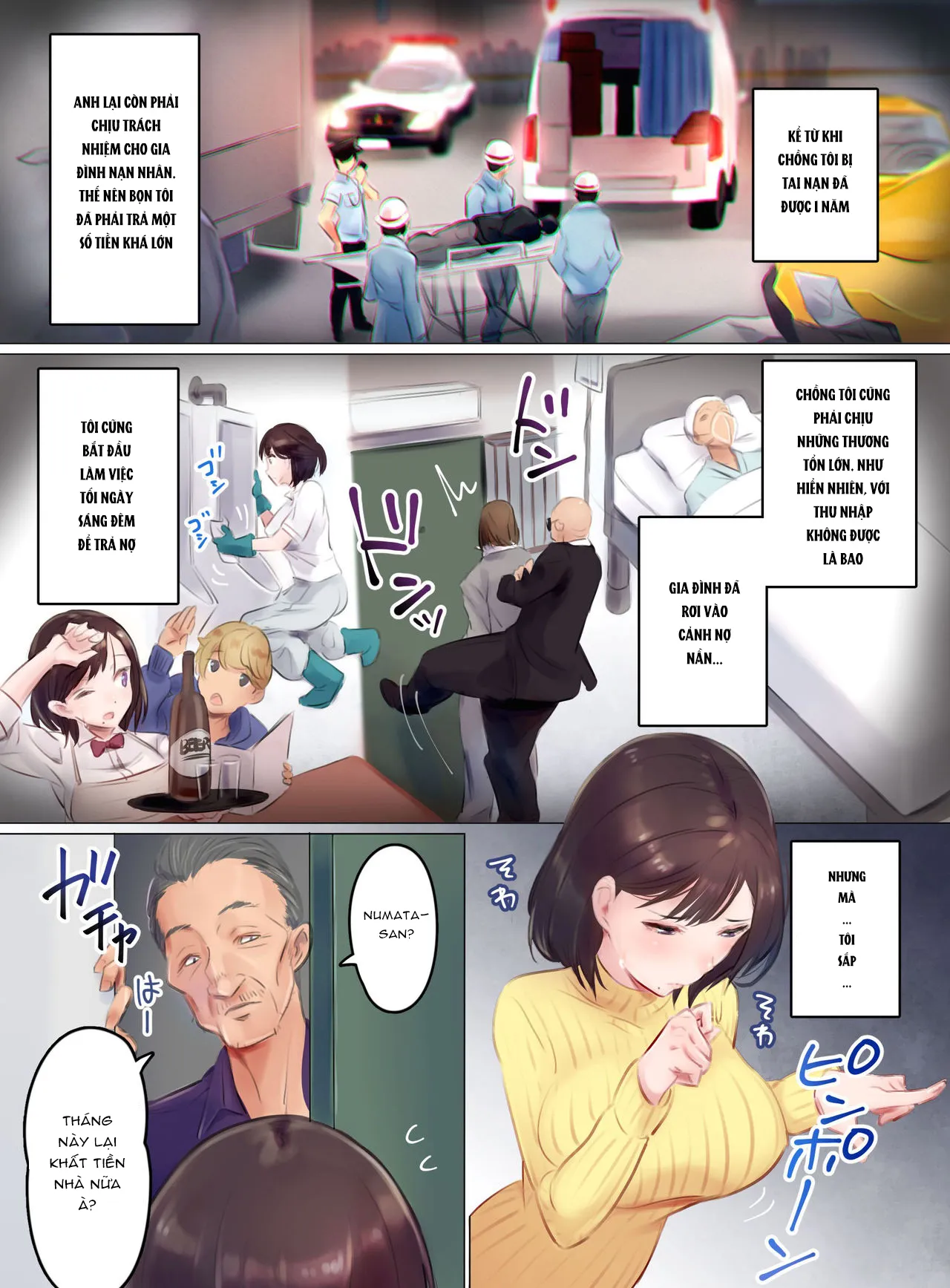 Tainou Yachin wa Karada Barai de ~Kichiku Ooya ni Netorareru Bijin Oyako~ - Oneshot