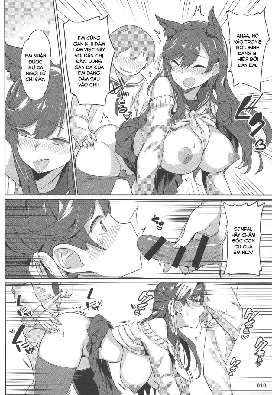 Takao To Atago Senpai No Ijime Ninmu (azur Lane) Oneshot page 11 - Giả Dược
