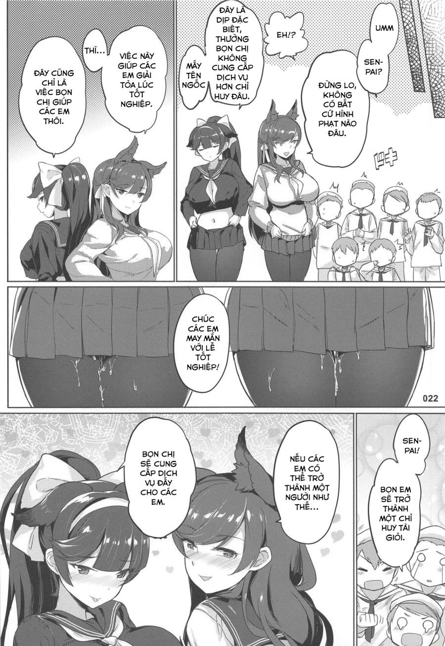 Takao To Atago Senpai No Ijime Ninmu (azur Lane) Oneshot page 23 - Giả Dược