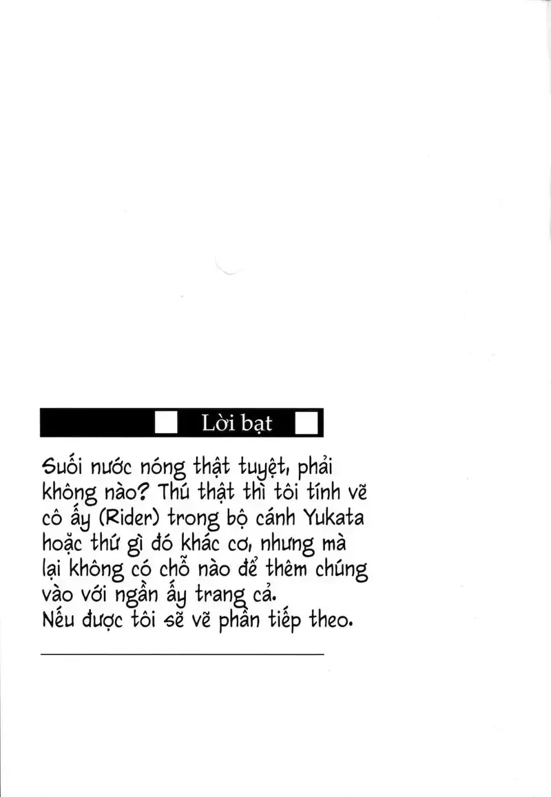 đọc truyện Tắm Suối Nước Nóng Cùng Raider-san Chương 1 ảnh 20 tại Thiên Thai Truyện
