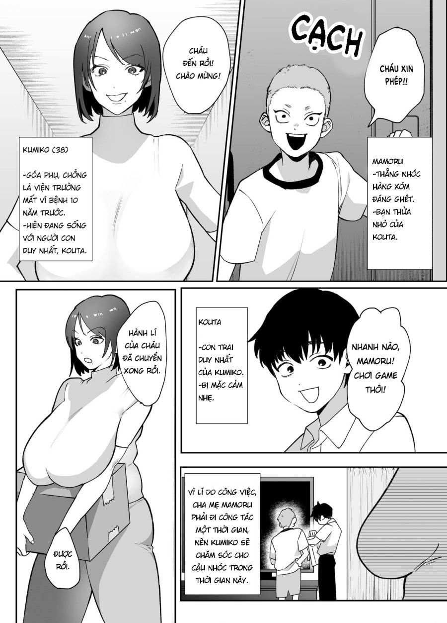 Tấm Vé Mẹ Quan Hệ Với Bạn Mình Oneshot page 2 - Giả Dược