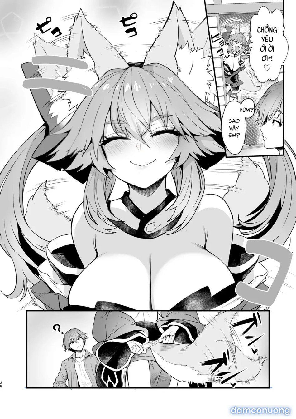 đọc truyện Tamamo-san Taikei Iji Workout Oneshot ảnh 28 tại Giả Dược