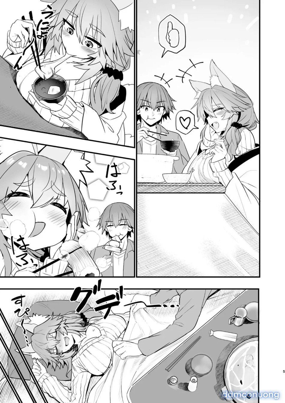 đọc truyện Tamamo-san Taikei Iji Workout Oneshot ảnh 5 tại Giả Dược