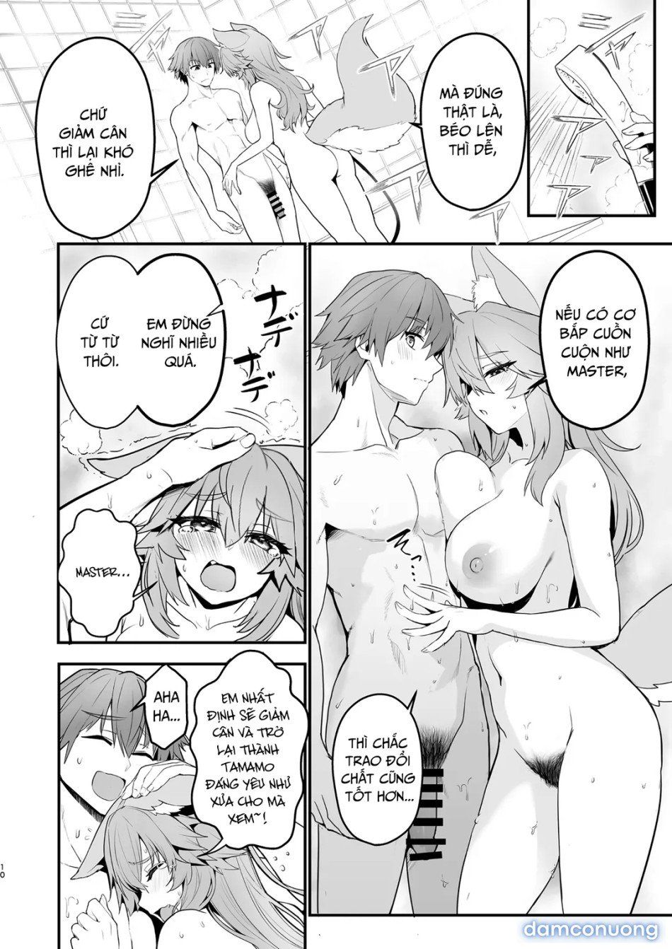 đọc truyện Tamamo-san Taikei Iji Workout Oneshot ảnh 10 tại Giả Dược