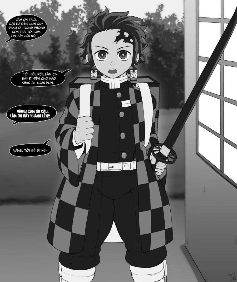 Tanjiro Bắt Quỷ Oneshot page 3 - Giả Dược