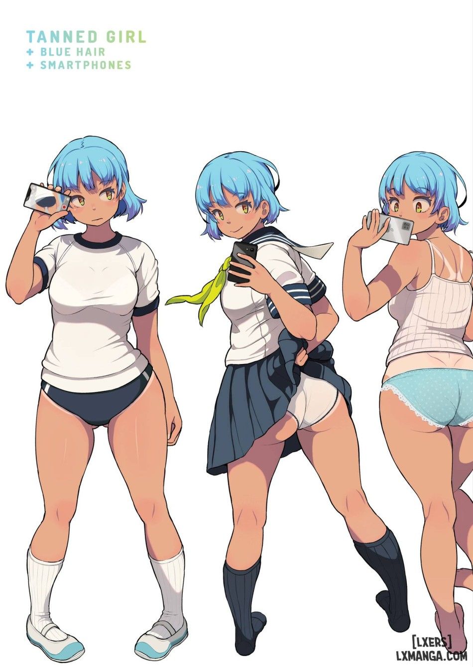 đọc truyện Tanned Girl + Blue Hair Anthology Chương 0 ảnh 48 tại Thiên Thai Truyện