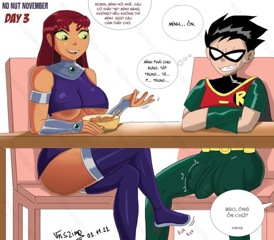 Teen Titan - No Nut November Oneshot page 6 - Giả Dược
