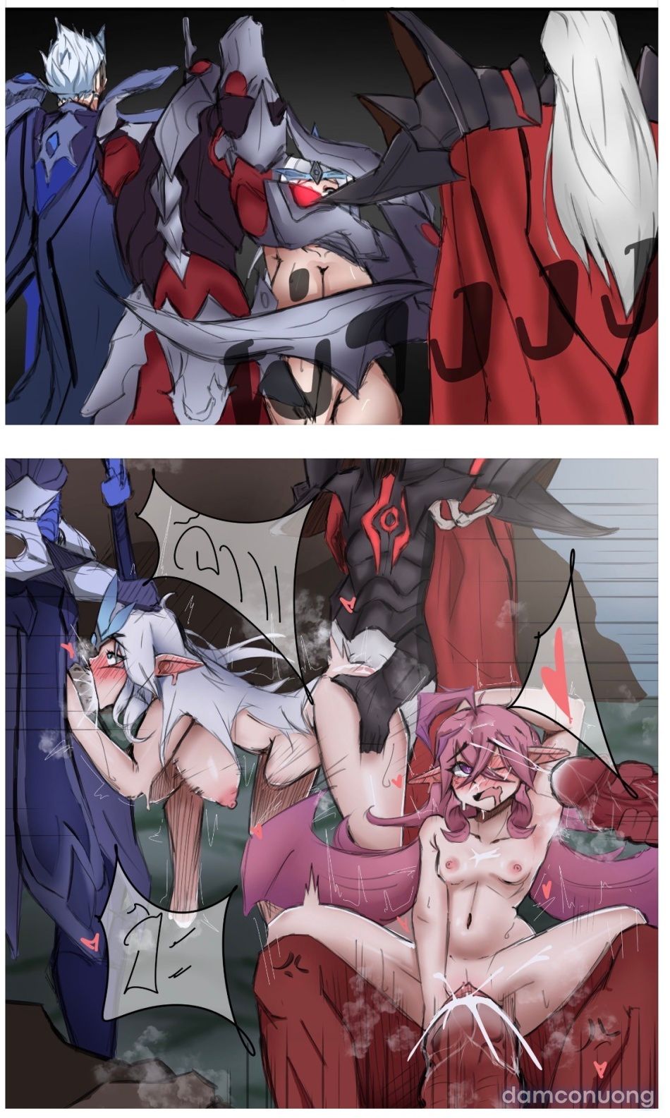 đọc truyện Tel Và Kerra Bị Team Bạn Hội Đồng (tác Giả Rppkk Trên X) Chương 4 ảnh 4 tại Thiên Thai Truyện