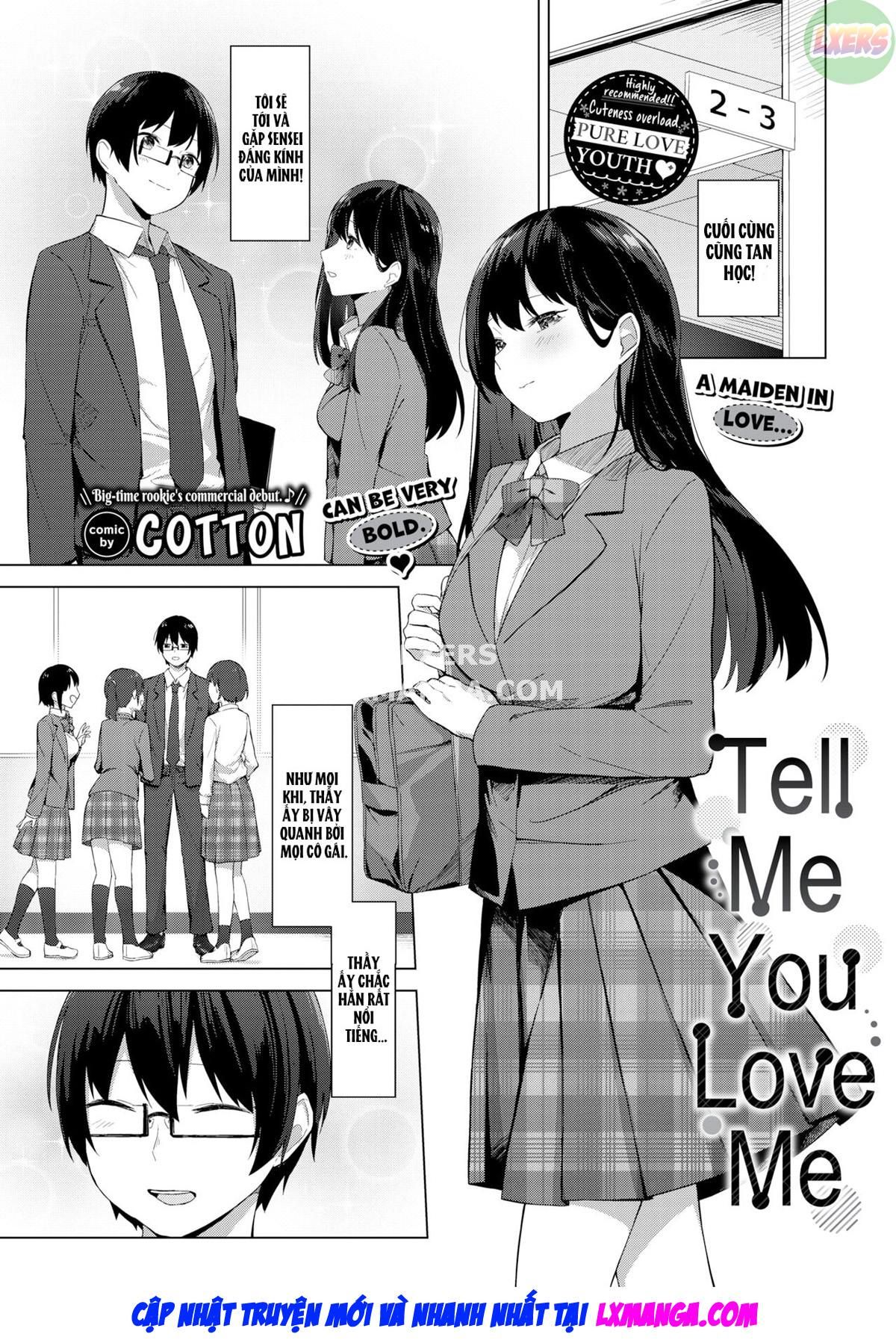 đọc truyện Tell Me You Love Me Oneshot ảnh 4 tại Giả Dược