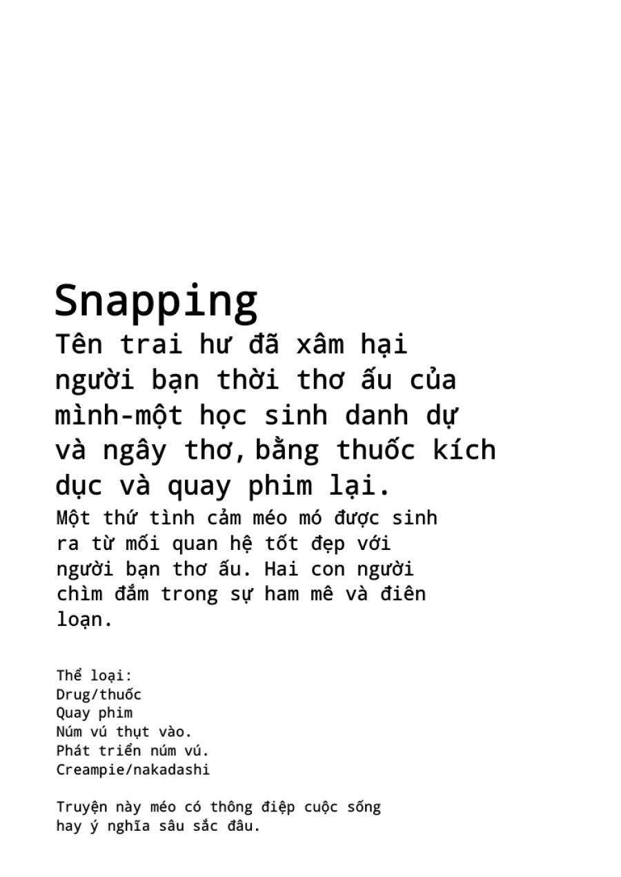 đọc truyện Tên Trai Hư Đã Xâm Hại Người Bạn Thời Thơ Ấu Của Mình Chương 1 ảnh 5 tại Giả Dược