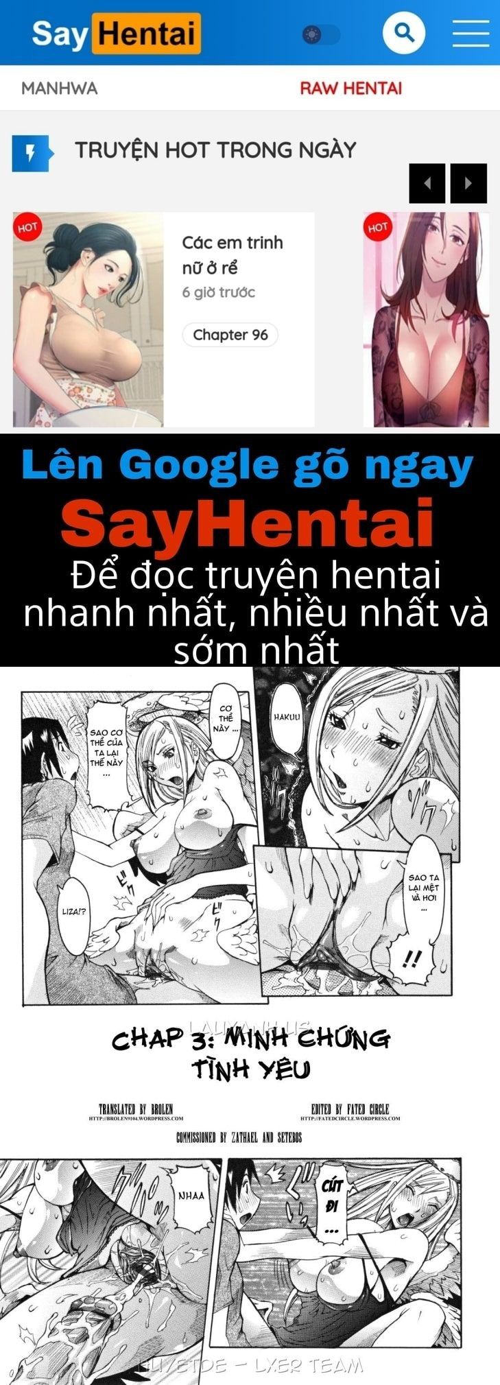 đọc truyện Tenshi No Kagai Jugyou Chương 3 ảnh 1 tại Giả Dược