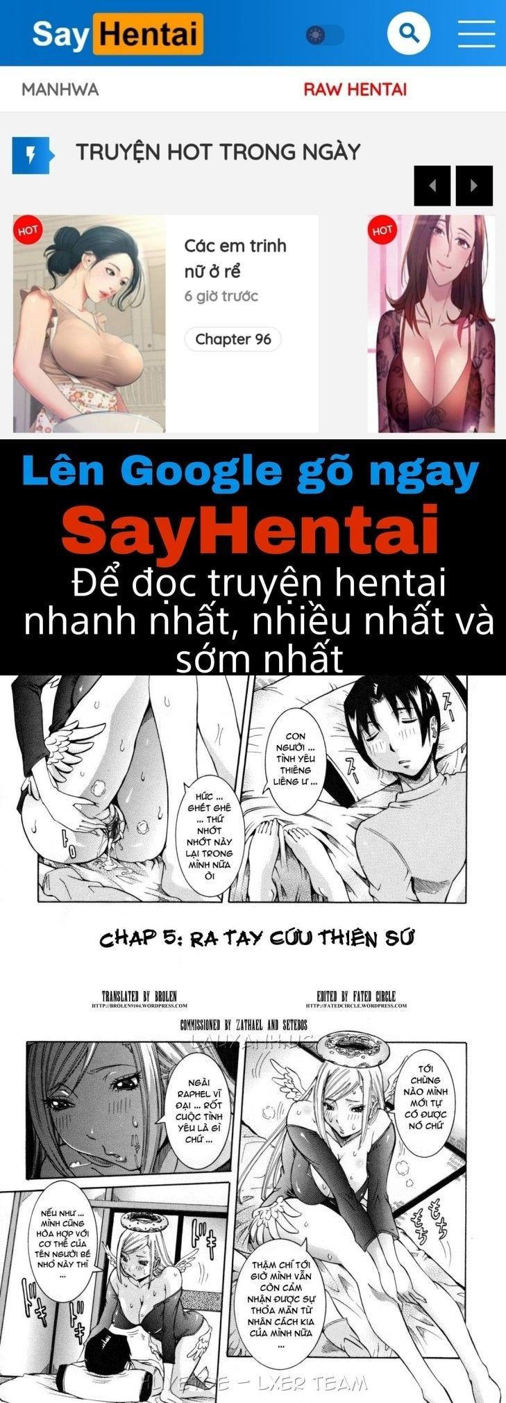 đọc truyện Tenshi No Kagai Jugyou Chương 5 ảnh 1 tại Giả Dược