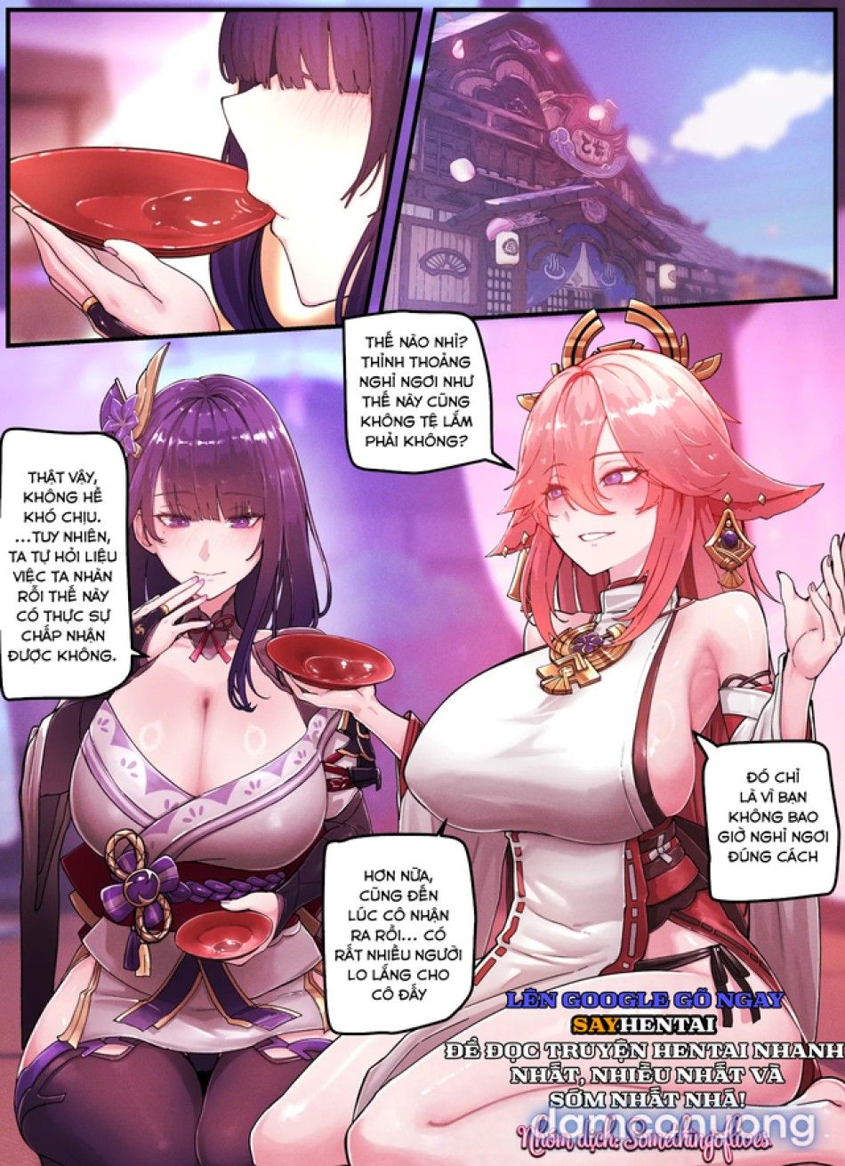 đọc truyện Teyvat Gravure Phần 09_ Raiden Và Miko Chương 1 ảnh 3 tại Thiên Thai Truyện