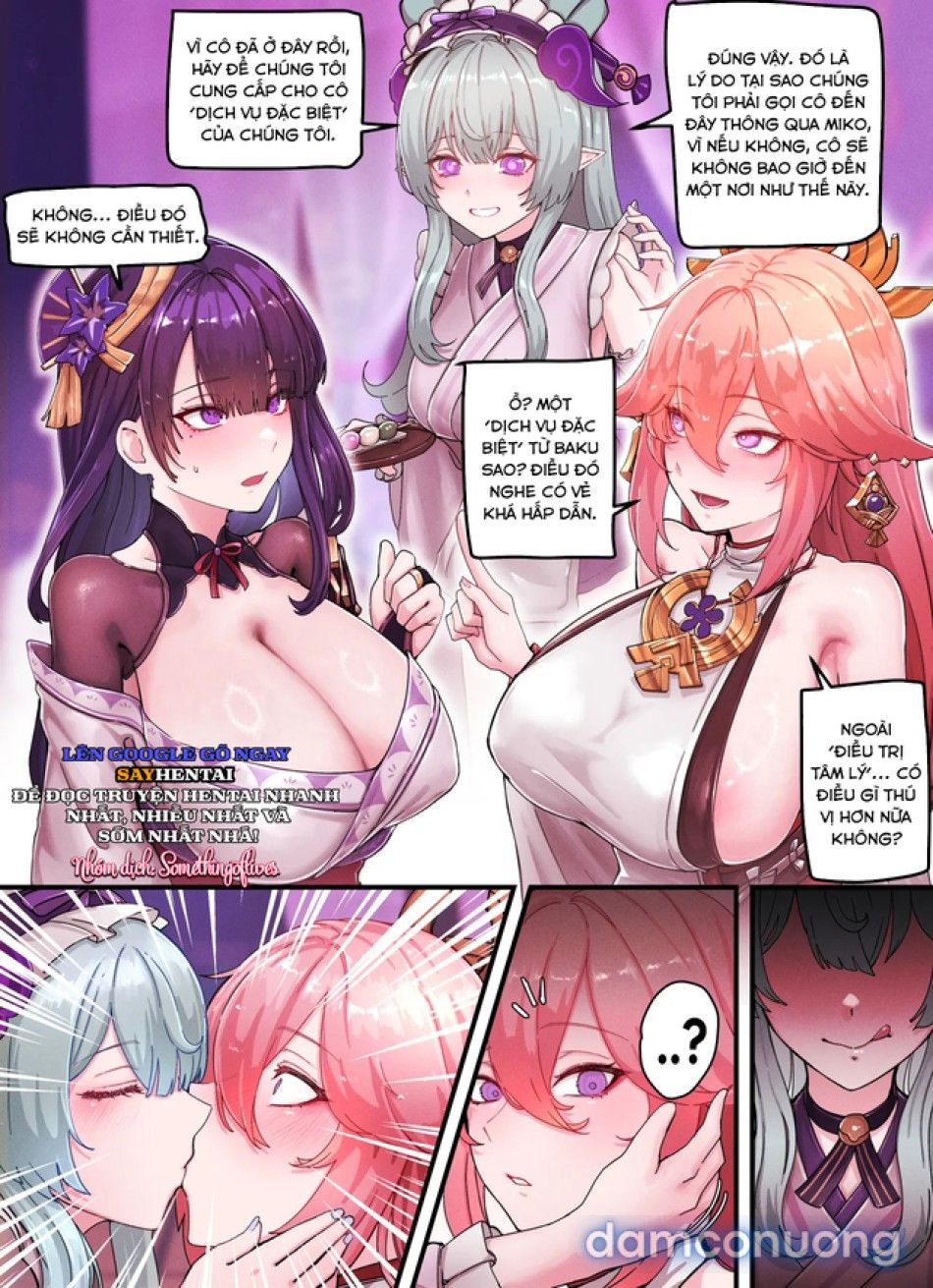 đọc truyện Teyvat Gravure Phần 09_ Raiden Và Miko Chương 1 ảnh 4 tại Thiên Thai Truyện