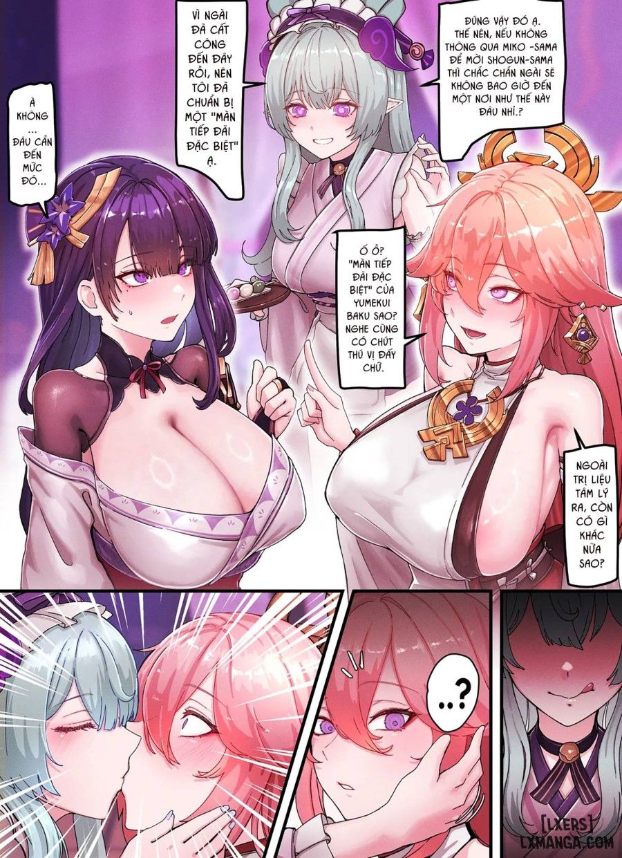 Teyvat Gravure - Raiden And Miko Oneshot page 2 - Giả Dược