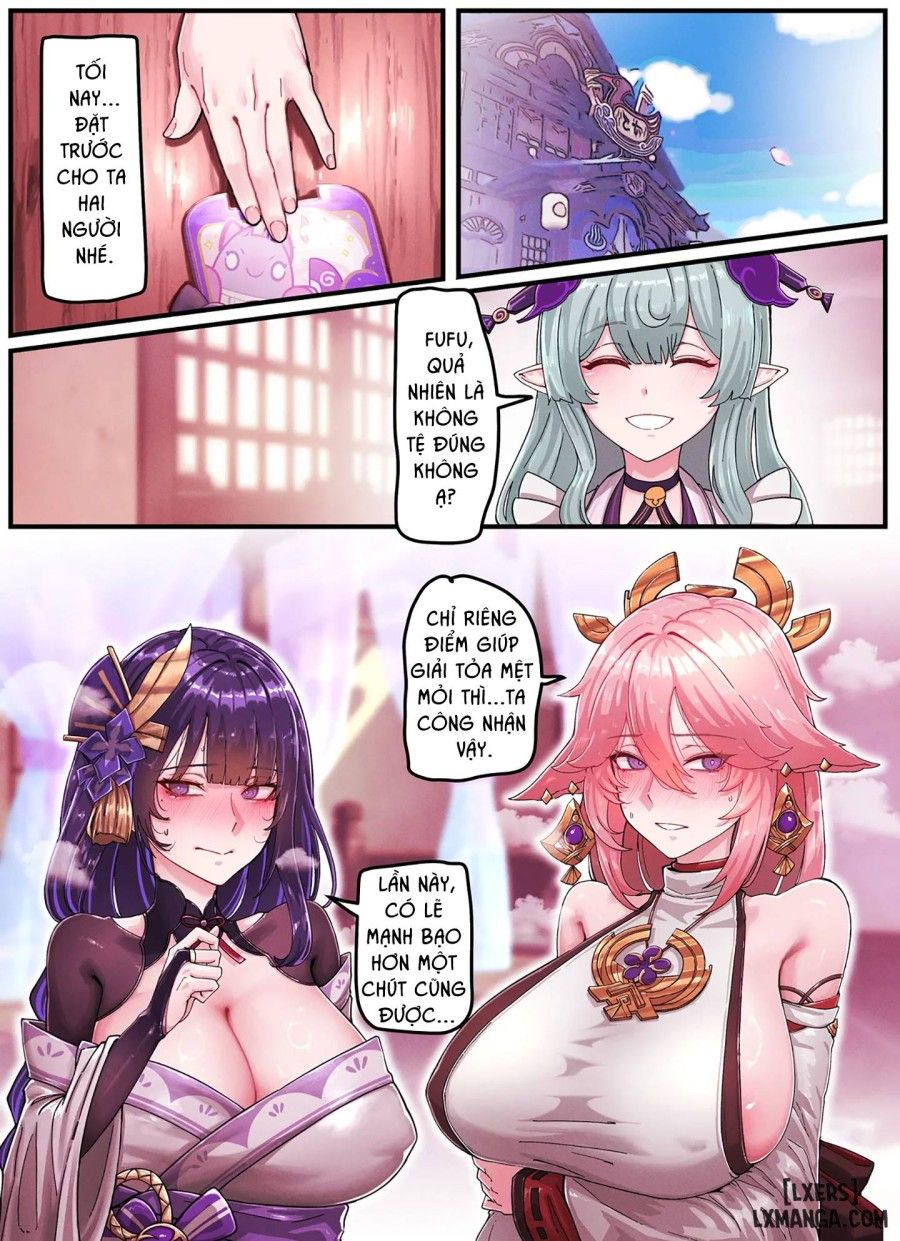 Teyvat Gravure - Raiden And Miko Oneshot page 17 - Giả Dược