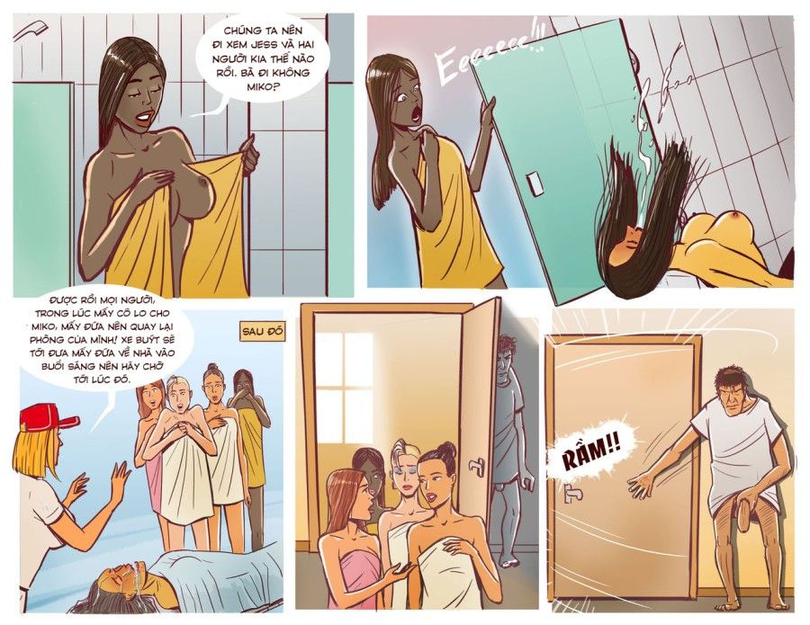 Thảm Sát Trại Hoạt Náo Viên Bằng Gậy Thịt Oneshot page 14 - Giả Dược