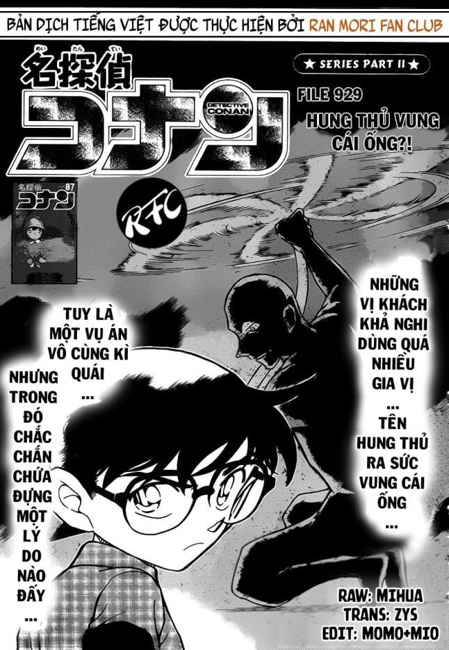 đọc truyện Thám Tử Conan Chương 929 ảnh 2 tại Thiên Thai Truyện