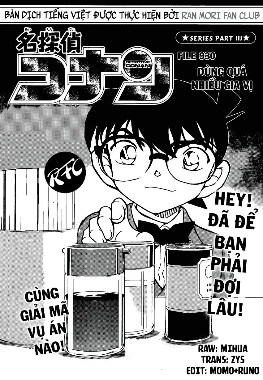 đọc truyện Thám Tử Conan Chương 930 ảnh 3 tại Thiên Thai Truyện
