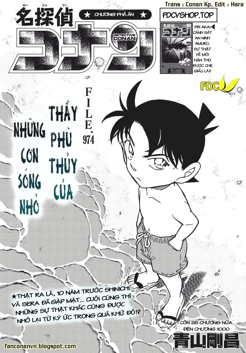 đọc truyện Thám Tử Conan Chương 974 ảnh 2 tại Thiên Thai Truyện