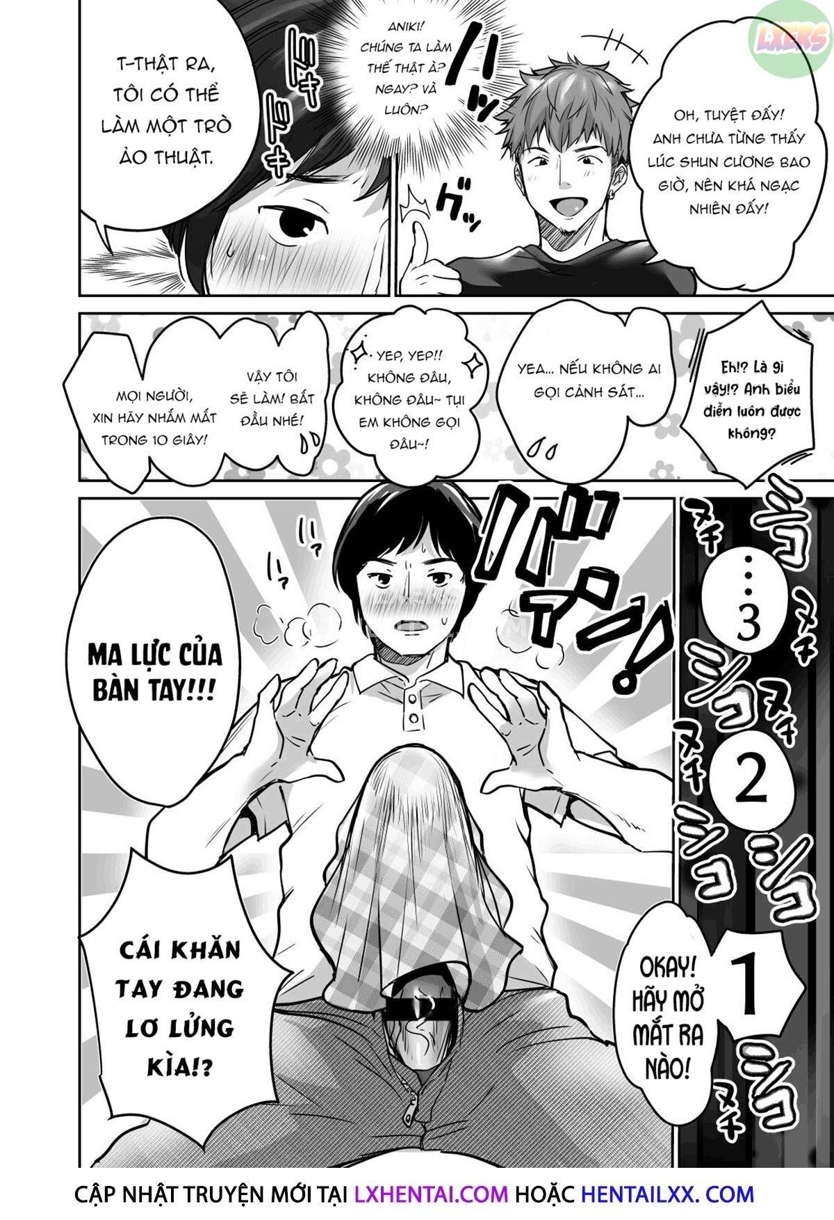 Thành Quả Của Tôi Khi Nỗ Lực Khoe Cặc To Oneshot page 13 - Giả Dược