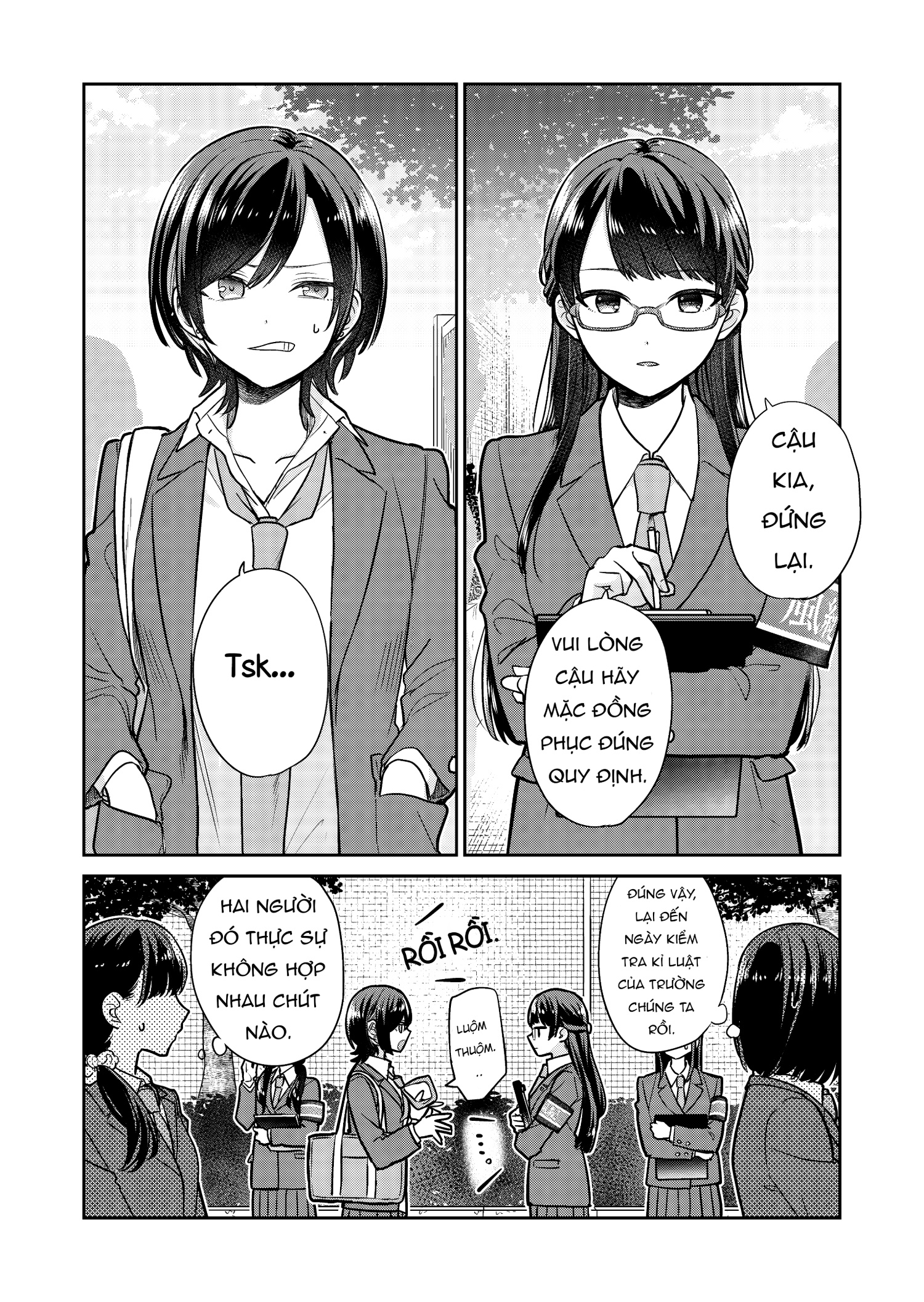 đọc truyện Thành Viên Ban Kỉ Luật Và Học Sinh Cá Biệt Sẽ Hẹn Hò Trong Tương Lai. Chương 1 ảnh 2 tại Thiên Thai Truyện